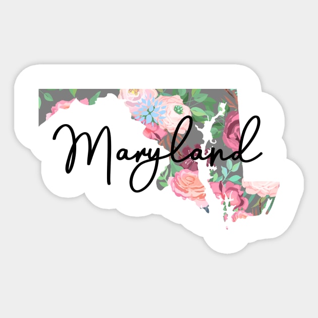 Maryland State Sticker by MelissaJoyCreative